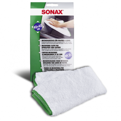 SONAX Microfibre cloth for Upholstery & Leather