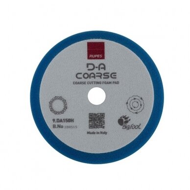 High performance coarse cutting foam pad – D-A COARSE Rupes 150 mm 1