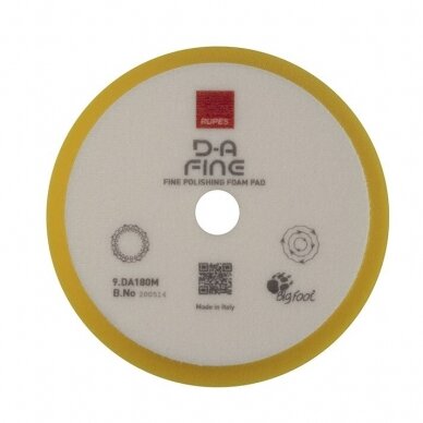 High performance fine finishing foam pad – D-A FINE Rupes 180 mm 1