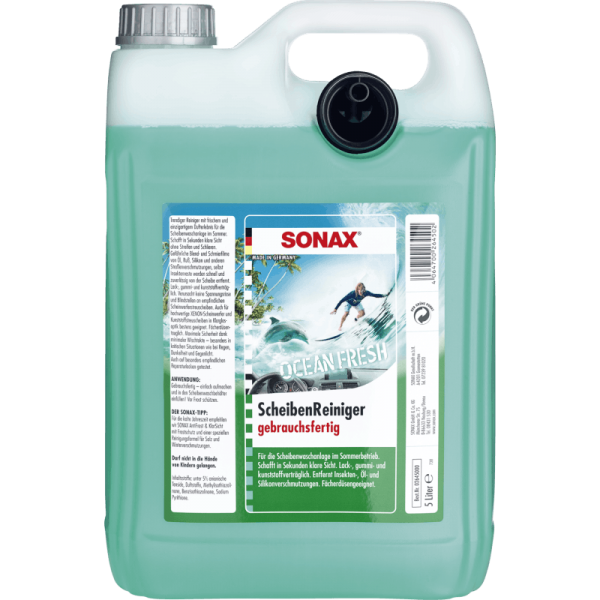SONAX 260500 Windscreen Wash Ready to Use, 5 Liters